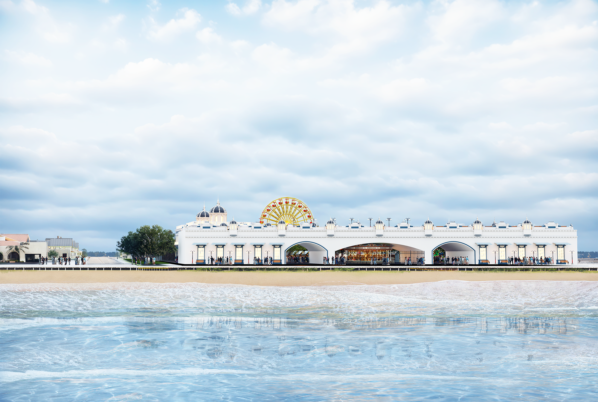 Wonderland Commons from the Ocean