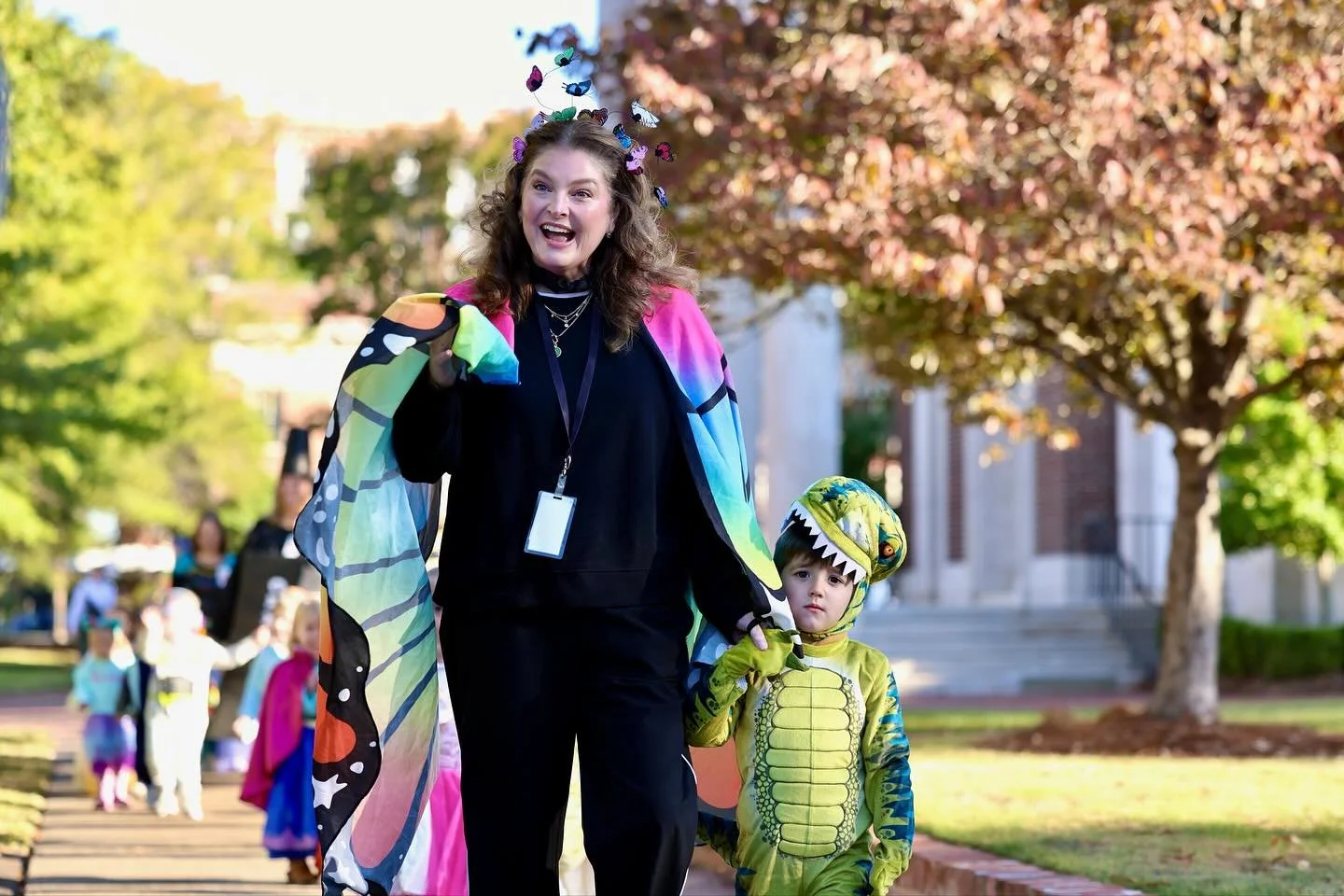 Our Preschool had such a wonderful time in their costume parade! Those smiling faces had such a fun time! 🎃 #togetherweroar