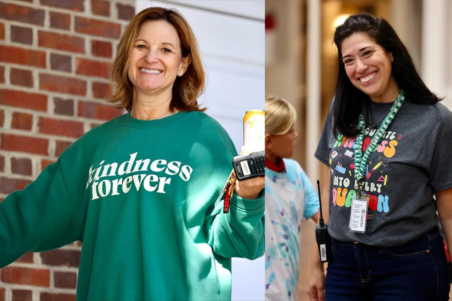 Kindness looks good on us! 🍎 Our teachers and staff all reminded our students about the importance of kindness through fun and colorful shirts all across campus! #togetherweroar