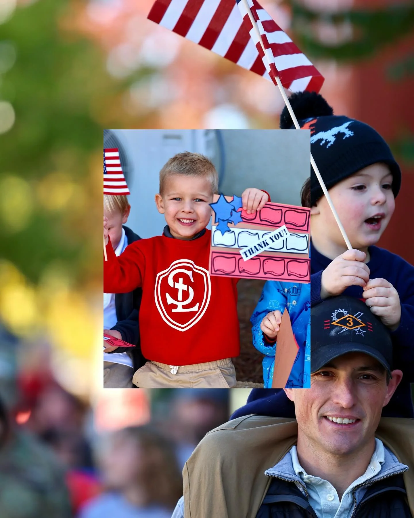 Our St. Luke students celebrated with a special Parade of Heroes to honor the brave men and women who have served our country. Thank you, veterans and all active duty, for your courage, sacrifice, and example of true service! #togetherweroar 🇺🇸❤️