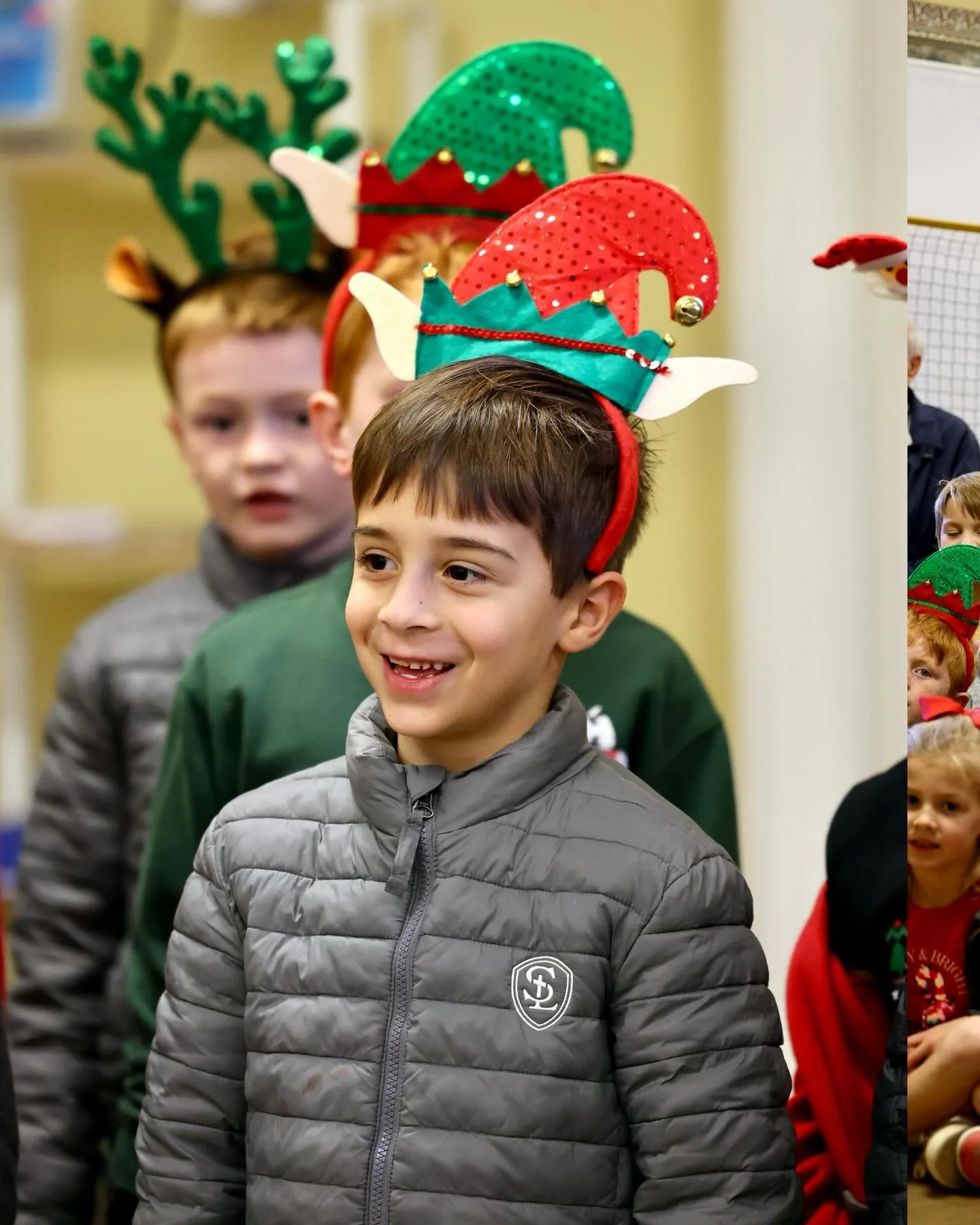 Our 1st graders shared the spirit of Christmas through song as they went caroling for our respite ministry. Small voices serving in a big way this season. #togetherweroar ❤️