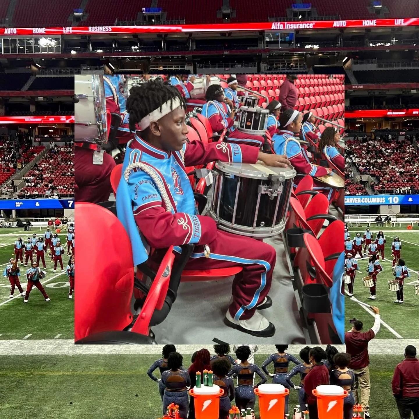 We would like to spotlight our SLS alum Parker Pugh! Parker is a drummer in the Carver High School Marching Band &amp; last night he played at the Mercedes-Benz Stadium as the Carver football team won Back-to-Back GHSA State Championships. Congrats P