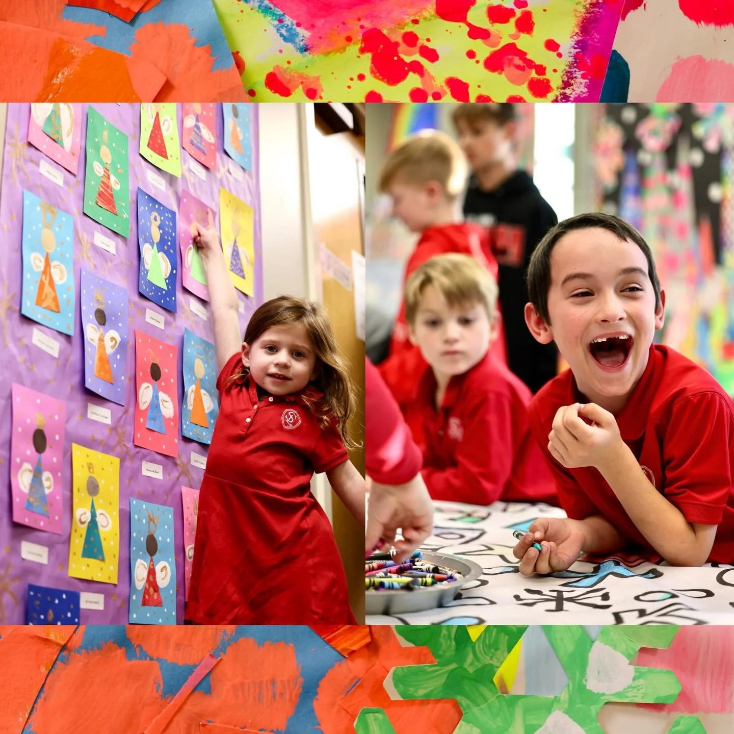 Our Christmas Art Show was so special! Our sweet little artists had the joy of seeing their creativity and hard work on display as they proudly shared it with their loved ones. 🎨✨ #togetherweroar