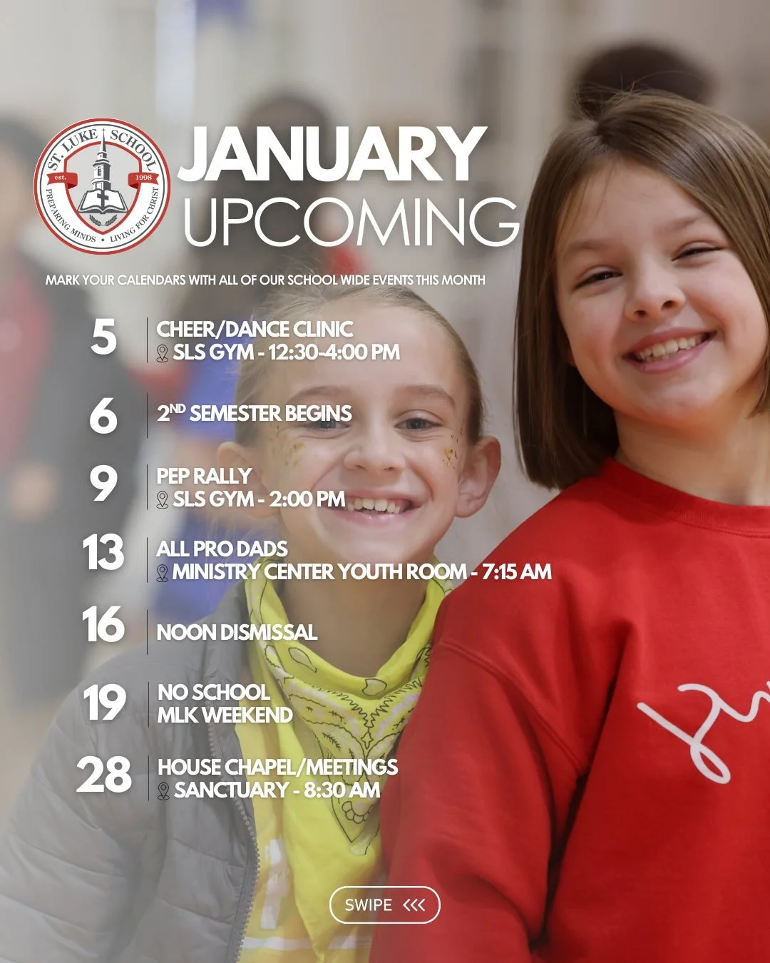 Hello, 2026! Happy New Year! 🎇 Check out all the fun and exciting things we have going on this month! #togetherweroar