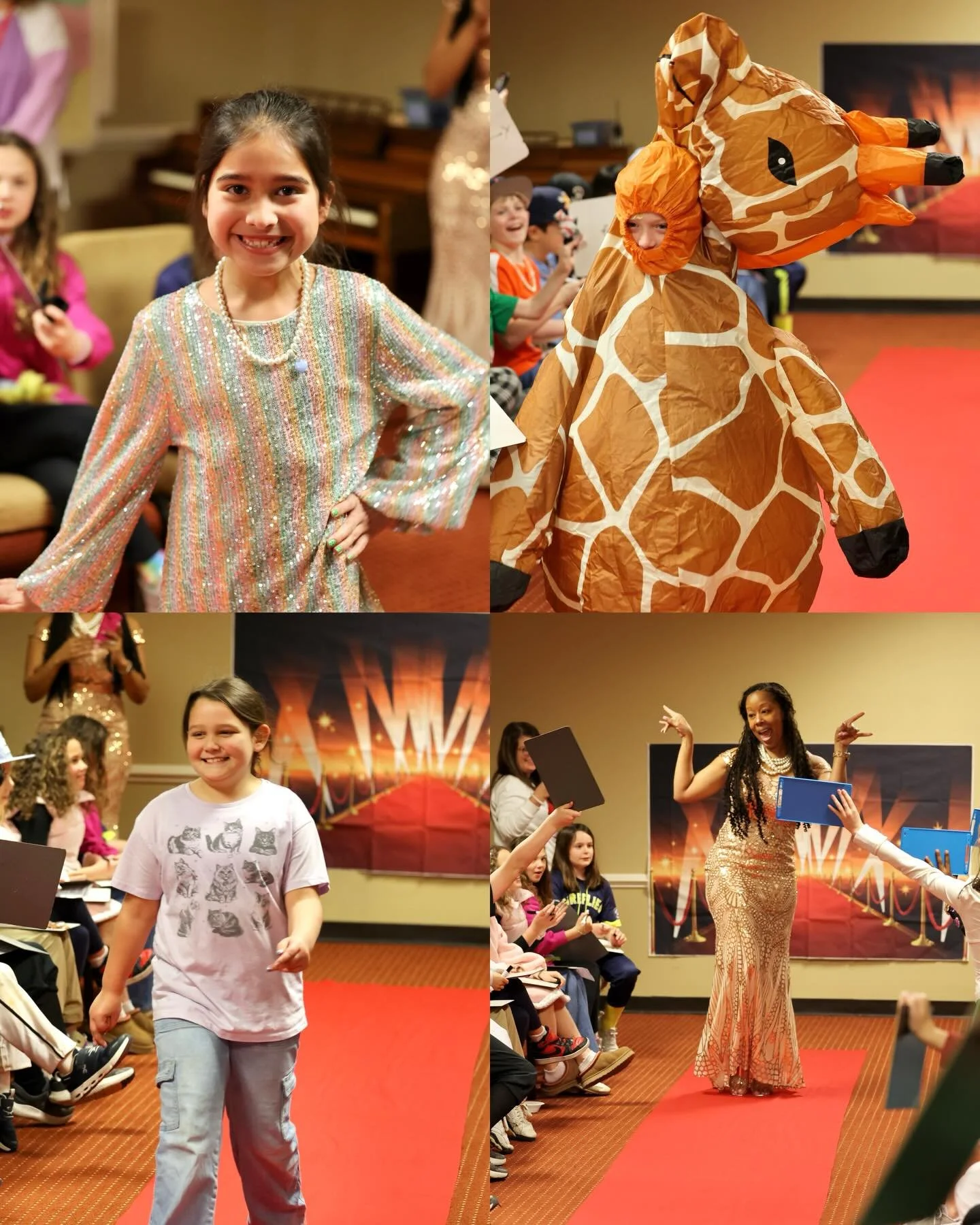 Our 3rd graders hit the runway in style for the annual Adjective Fashion Show, strutting their words and their outfits with flair! ✨ #togetherweroar
