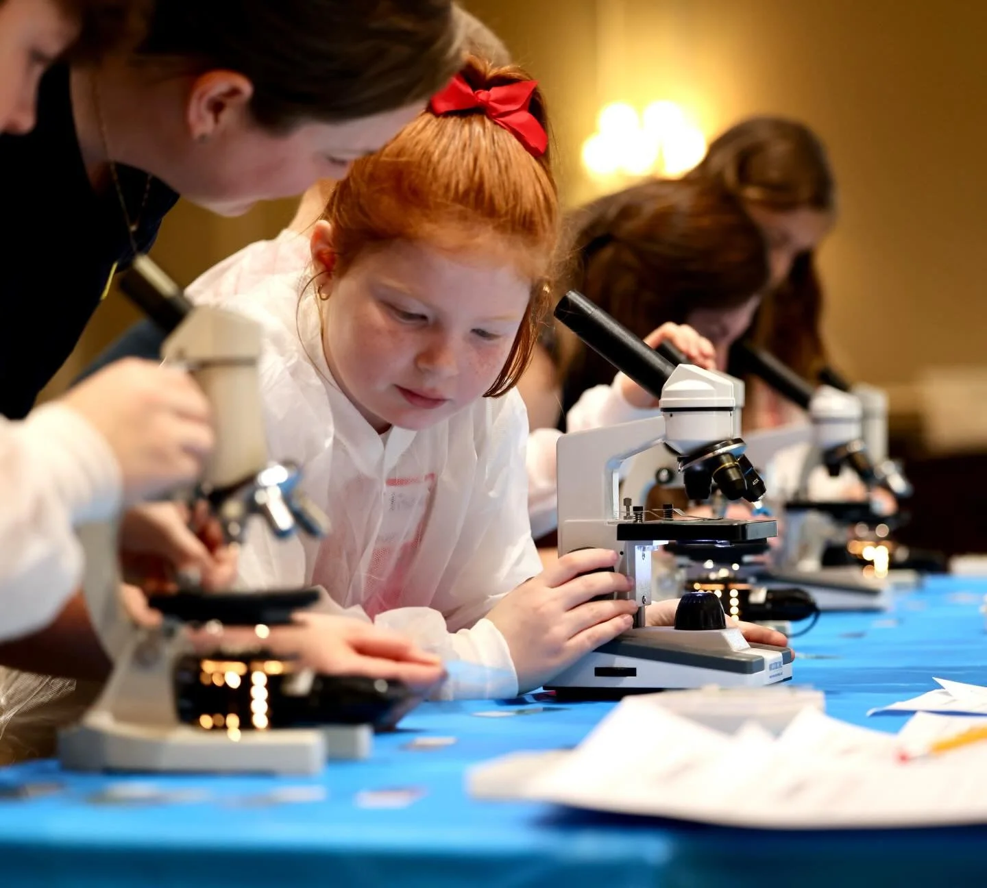 Experimenting, exploring, and a little bit of madness! 🧪🧑&zwj;🔬 Our third graders at St. Luke School had a blast celebrating Mad Scientist Day! #togetherweroar