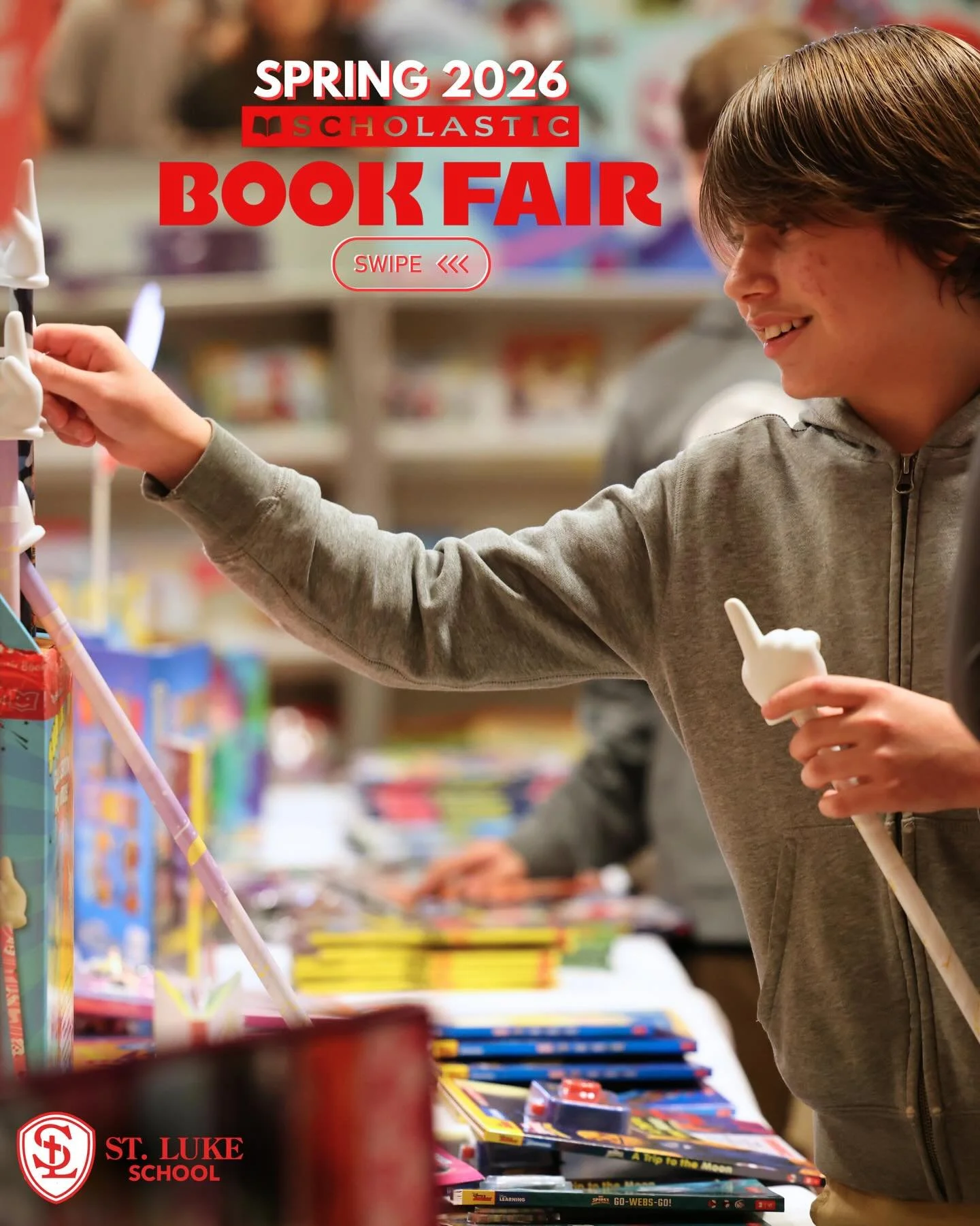 The Book Fair is back next week 📚

Mark your calendars! Visit the link in our bio to sign up to volunteer and set up your student&rsquo;s eWallet.

We can&rsquo;t wait to see everyone there!
