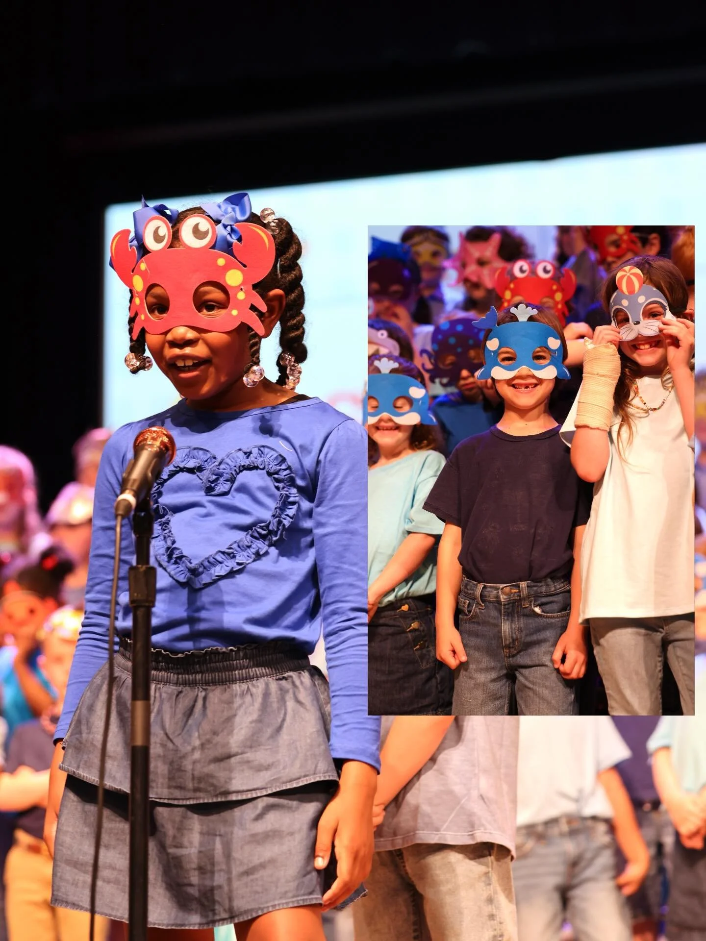 Under the sea and full of fun! 🐚🐠 Our Kindergarten and 1st graders made a splash with their amazing performance! #togetherweroar