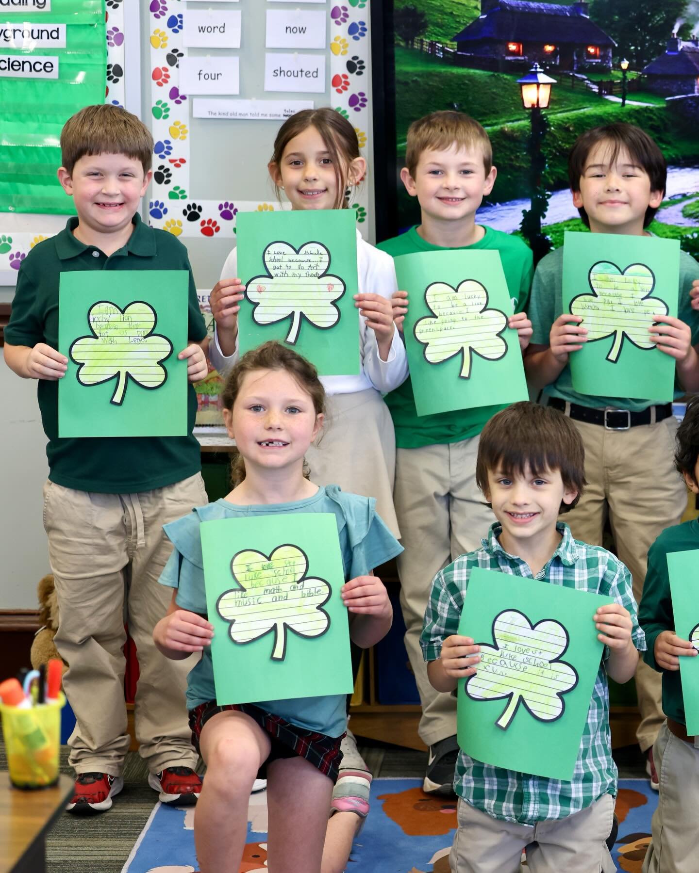 Lucky to be a Lion!🍀
Mrs. Maynes&rsquo; class reminded us of all the reasons our students feel so lucky to be part of St. Luke! #togetherweroar ❤️