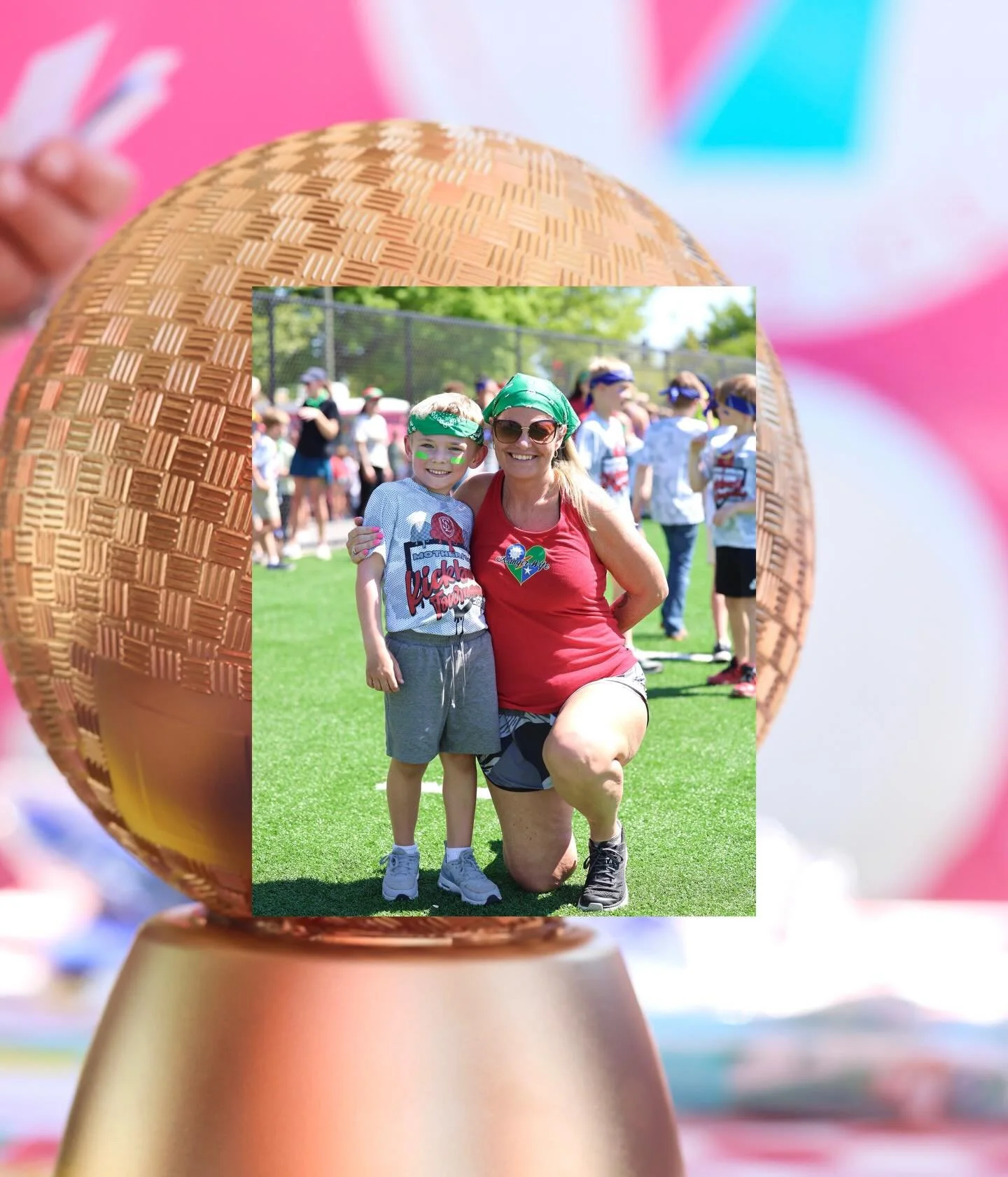 So much fun at the Mother-Son Kickball Tournament ❤️ So many laughs, sweet moments, and memories that will last! We love our St.Luke community!!! #togetherweroar