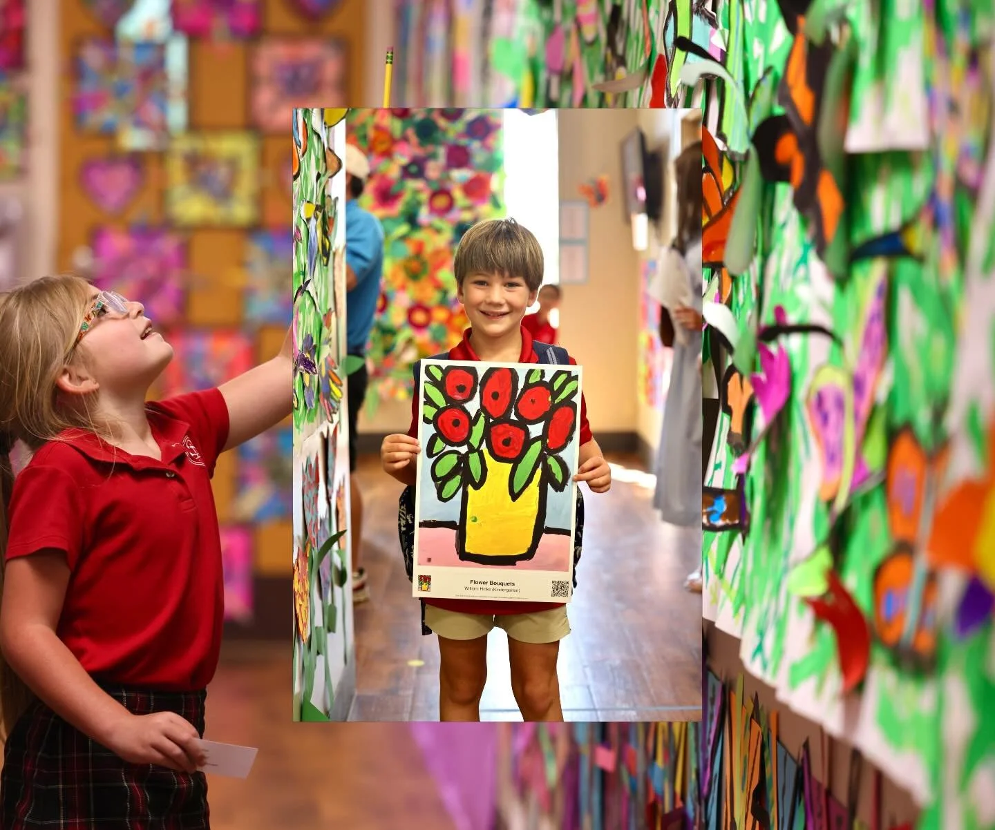 The Art Show never disappoints 🎨✨ Each piece reflected the imagination and heart of our students, reminding us that creativity is a beautiful way we reflect the Lord. So proud of the talent and hard work on display! Huge thank you to @mrsgreenartart