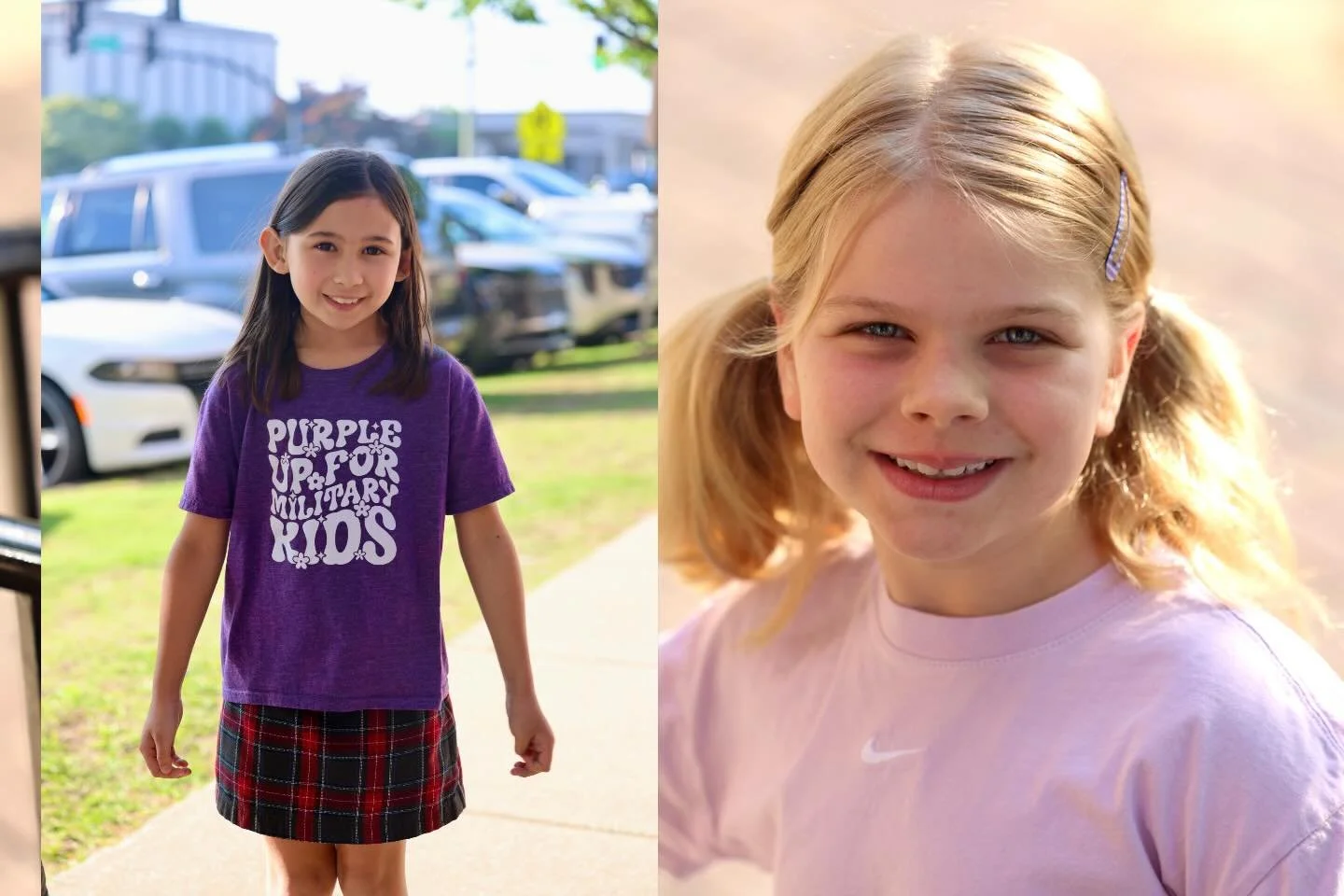 Our Lions are wearing purple with pride 💜 In honor of our military children, we celebrate their strength, resilience, and the sacrifices they make alongside their families. You are seen and deeply appreciated! #monthofthemilitarychild #togetherweroa