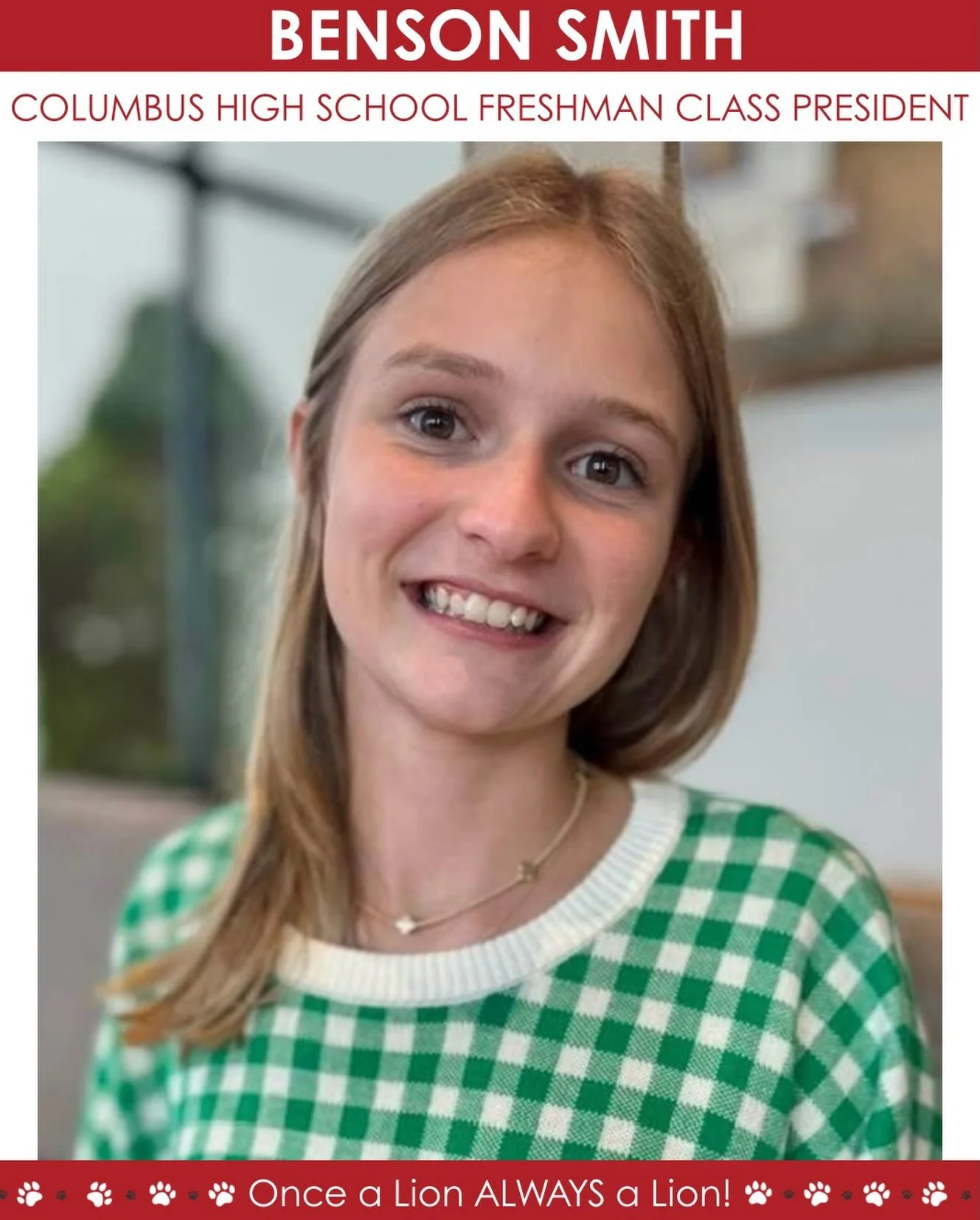 A big congratulations to SLS class of 2026 graduate, Benson Smith, who was elected as Columbus High School&rsquo;s Freshman Class President!

What an honor! We are so proud of you, Benson!👏

#alumni #congratulations