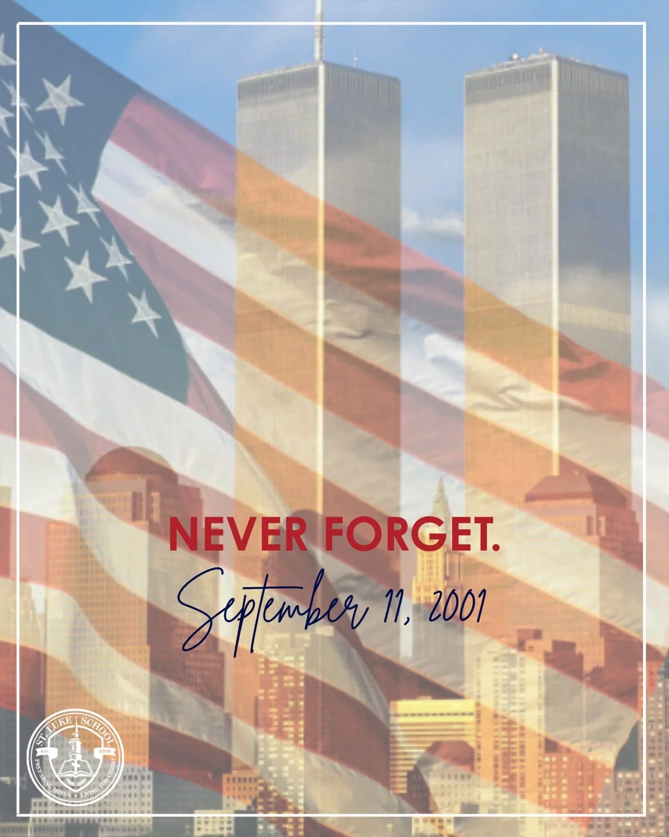 Always in our hearts.

Today, we honor the lives lost and the heroes who served with such courage.

September 11, 2001