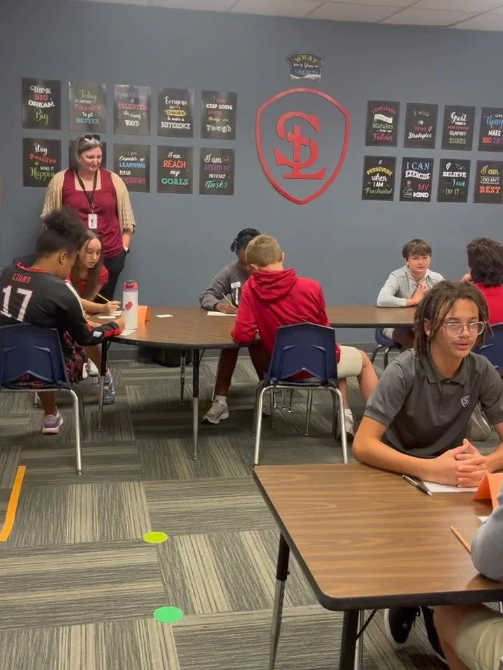 Mrs. York&rsquo;s Servant Leadership class practiced active listening skills this week!

#learning #listen #class