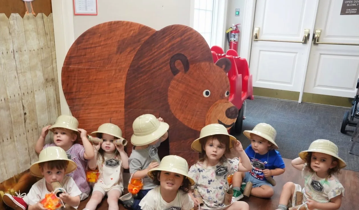 Our two year old classes got geared up for a bear hunt today!🐻

#bear #explorers #preschool