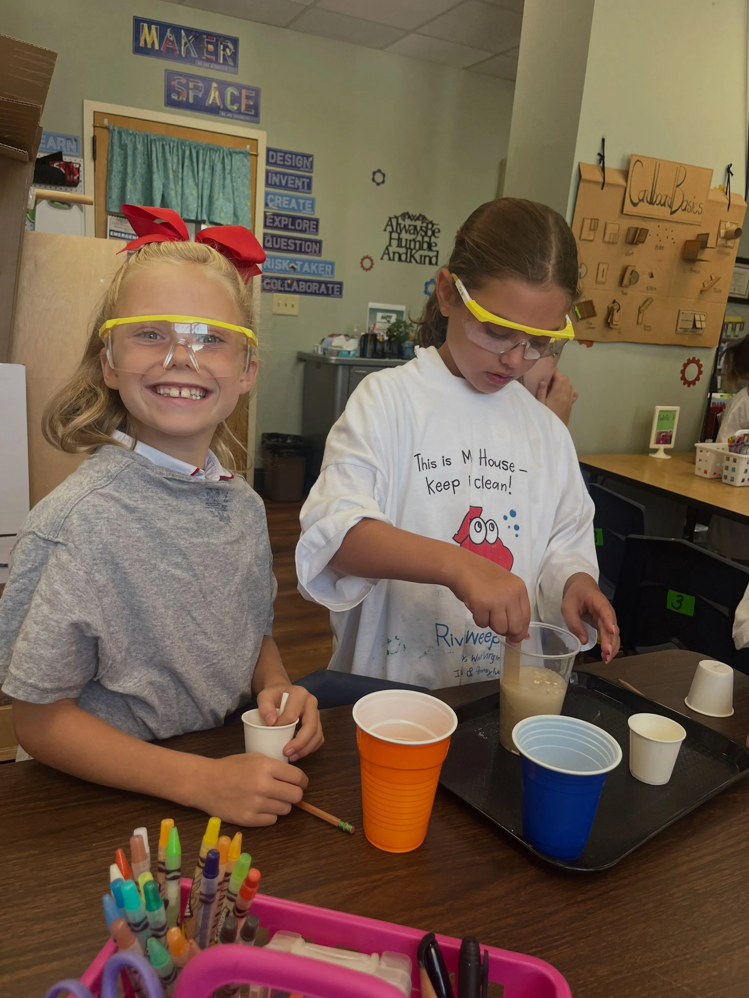 We have been BUSY in the Steam Lab!

Here&rsquo;s what our students have been up to:
 
8th grade: created a stop motion animation Bible movie about the story of Creation and the story of Job
3rd grade: replicated molds made in ancient Pompeii after M