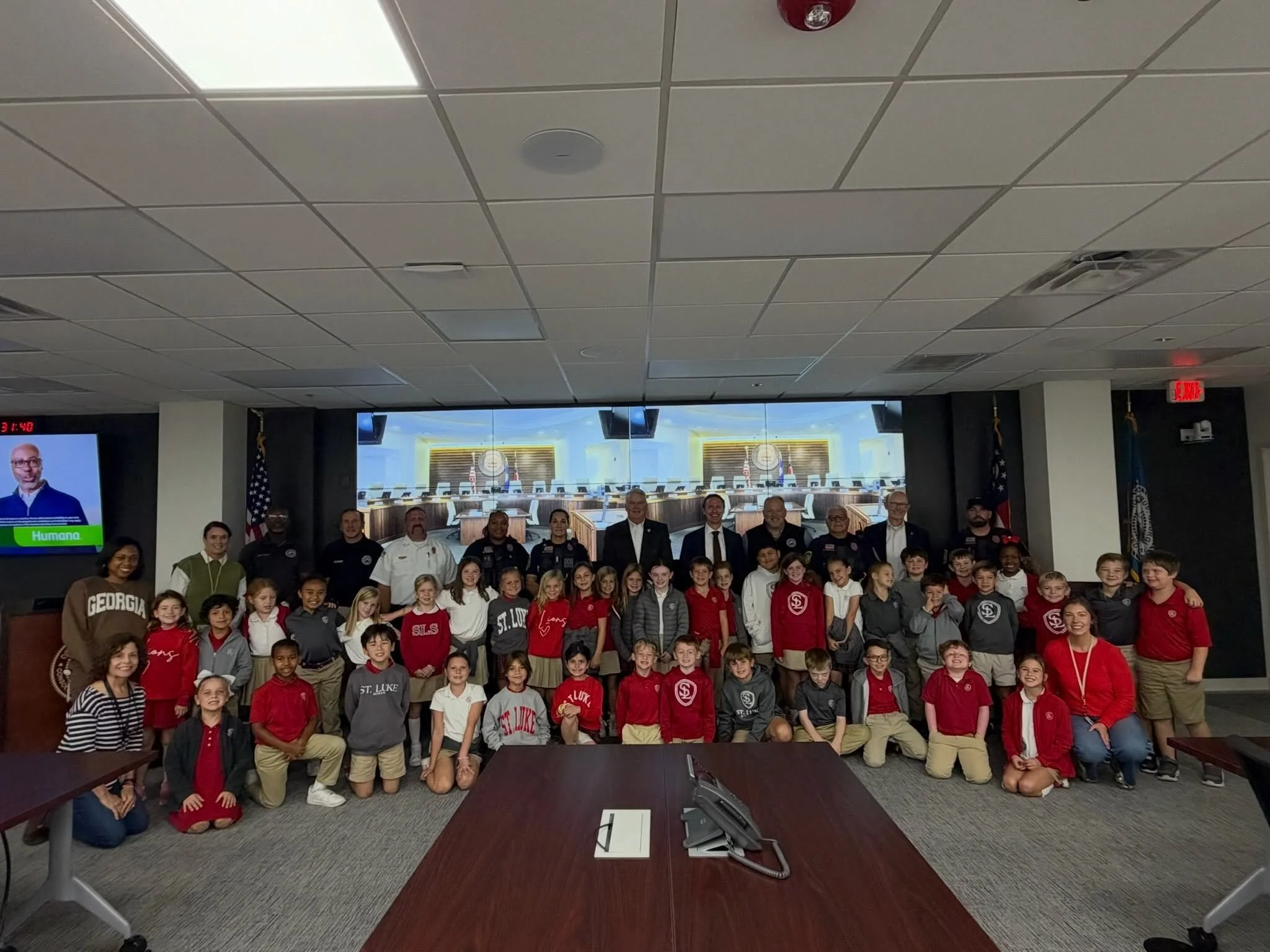 Last week, our second graders took a field trip to City Hall and got to hear from our mayor, city manager, Director of Homeland Security about some of the jobs and services of our local government!🏛️ They even got a police escort too!

What a fun da