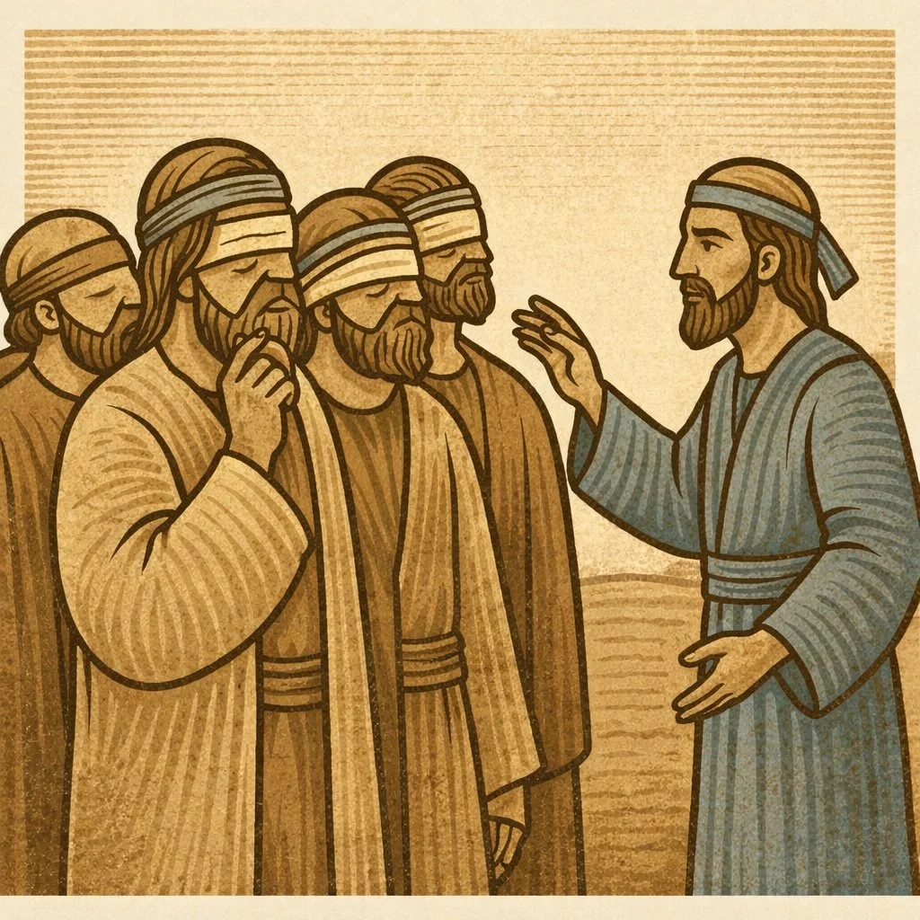 Seeing by Becoming Blind