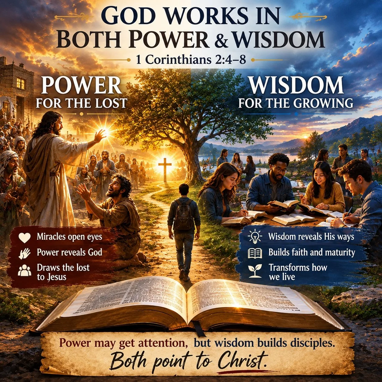 Power for the Lost, Wisdom for the Growing