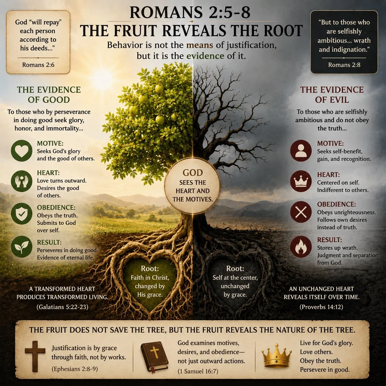 The Fruit Reveals the Root