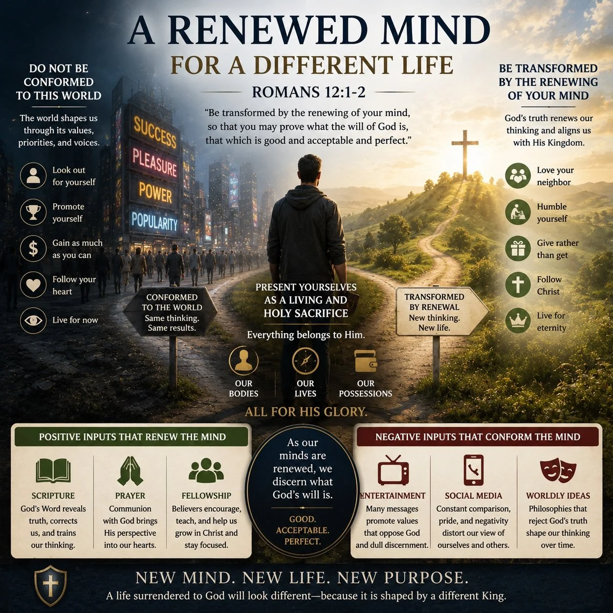 A Renewed Mind for a Different Life