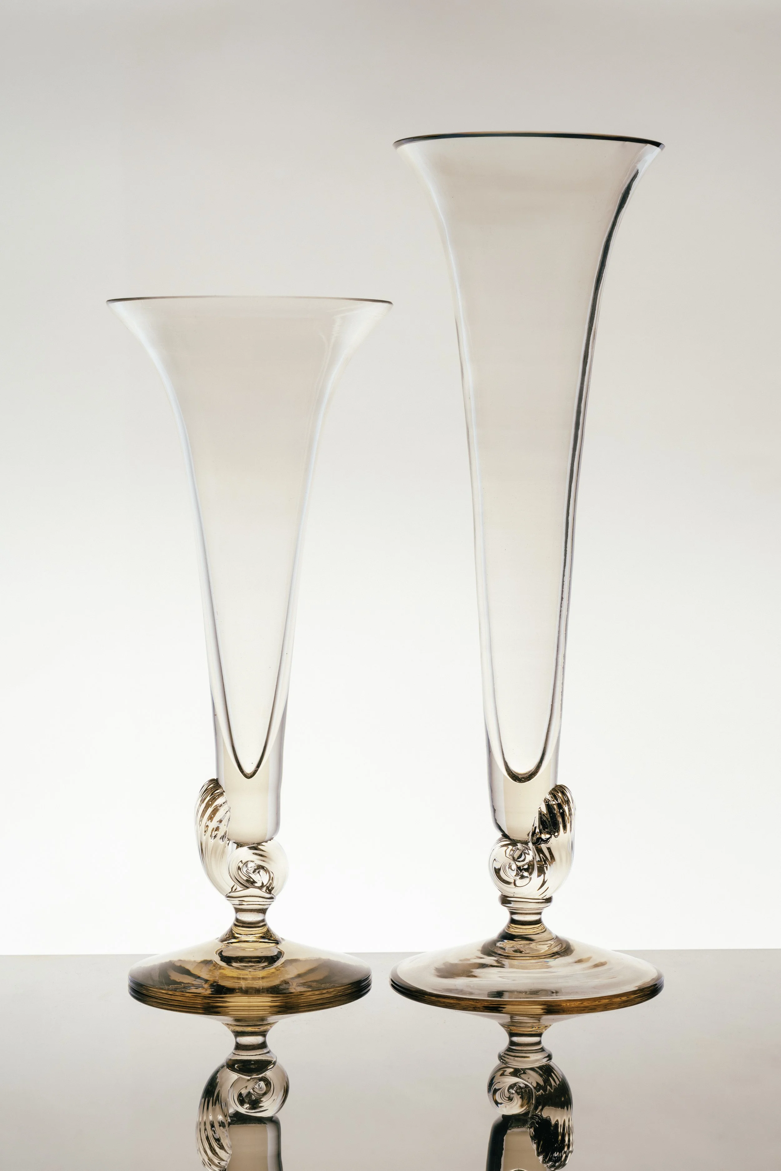 Mouthblown crystal vase - Omer x Lucie