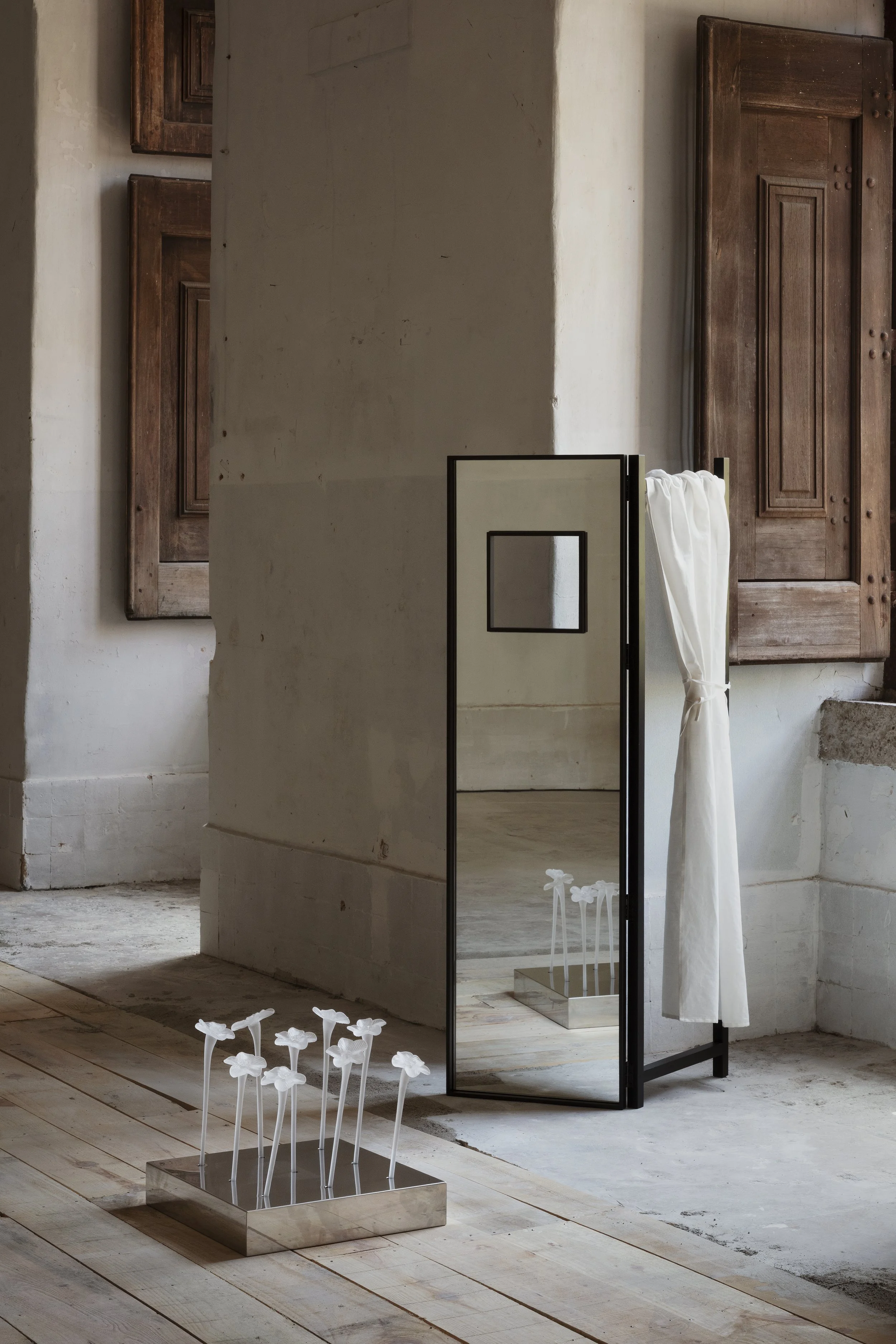 Crystal Glass Flower Installation