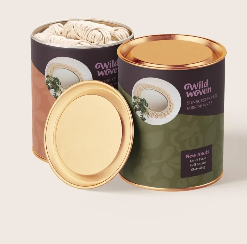 Natural organic packaging for macrame business