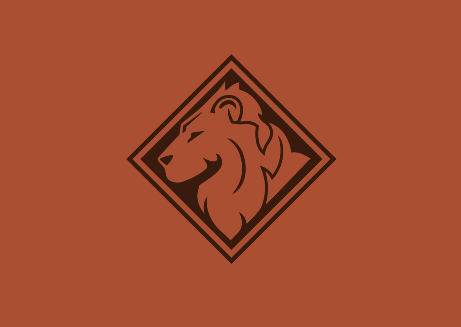 Custom Lion Heart Pictures logo featuring lion icon, stamp design, and art deco-inspired typography, representing cinematic branding and professional visual identity for small businesses.