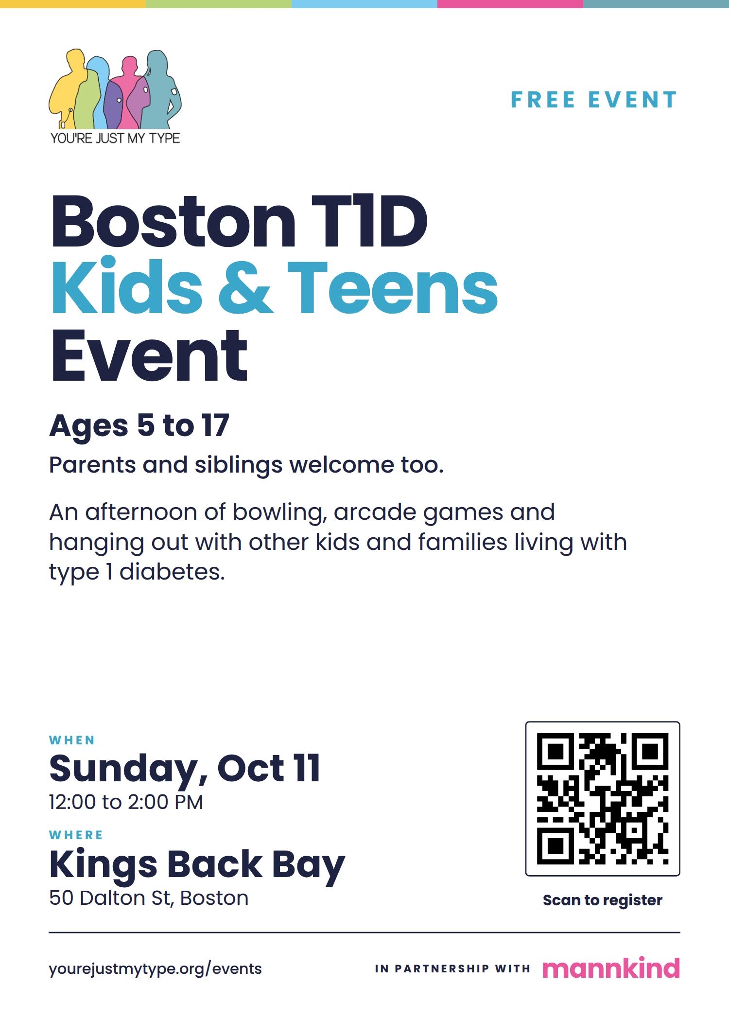 Boston T1D Kids and Teens Event