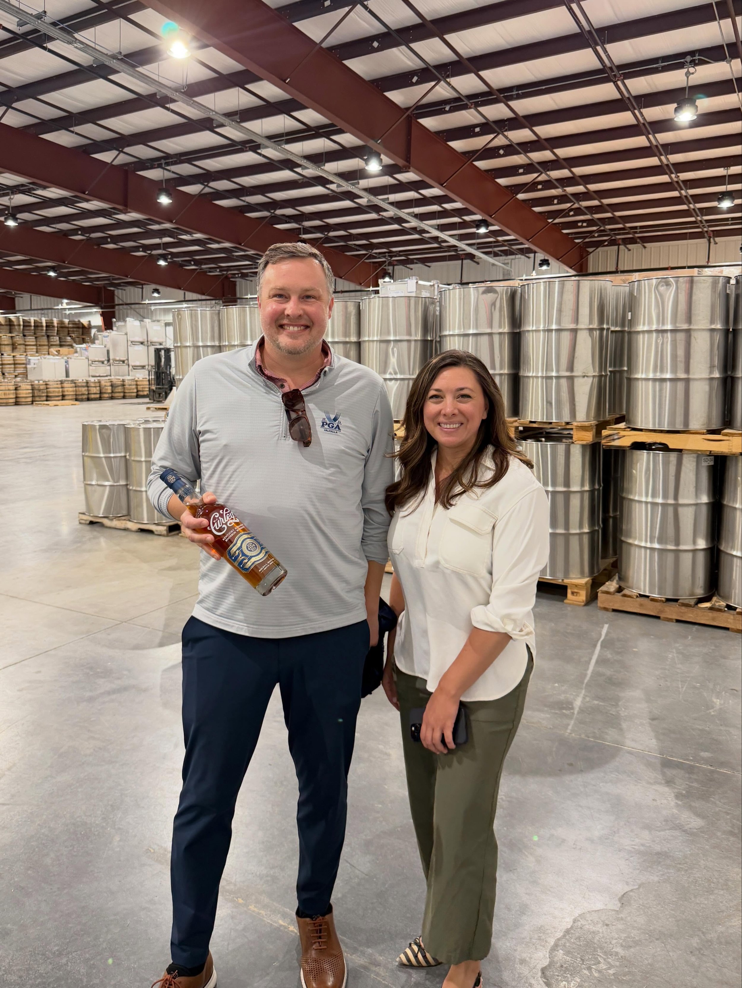 Got the VIP tour at The Blending House. They are doing some seriously impressive things in Shelbyville, KY! Thanks to Monica Wolf Brown and her team for the hospitality and insight they shared with us today 🥃