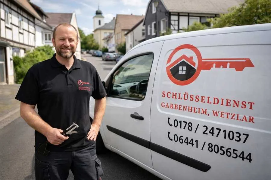 MS Schlüsseldienst Wetzlar – Schlüsseldienst Monteur mit Einsatzfahrzeug in Garbenheim, Wetzlar