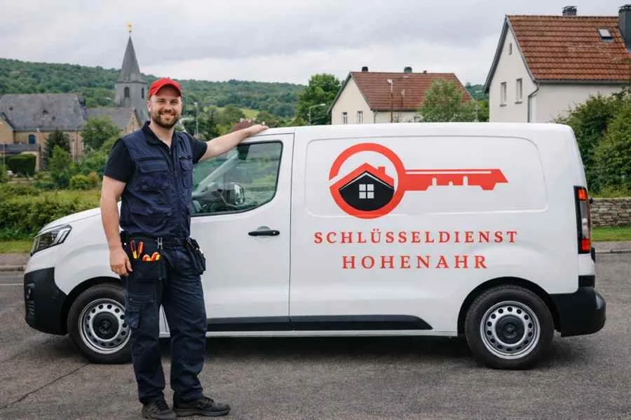 MS Schlüsseldienst Hohenahr – Schlüsseldienst Monteur mit Einsatzfahrzeug in Hohenahr