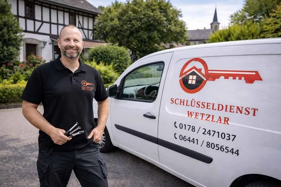 MS Schlüsseldienst Wetzlar – Schlüsseldienst Monteur mit Einsatzfahrzeug in Münchholzhausen