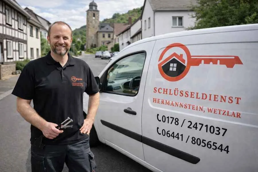 MS Schlüsseldienst Wetzlar – Schlüsseldienst Monteur mit Einsatzfahrzeug in Hermannstein, Wetzlar