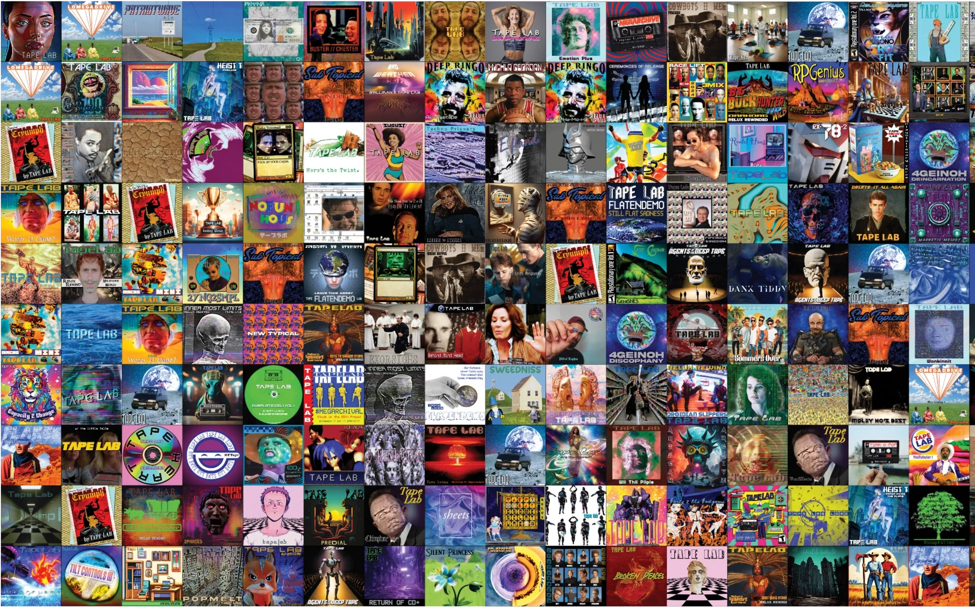 Tape Lab’s Artist Influences: Loud Color, Cassette Culture, and Beautiful Visual Chaos