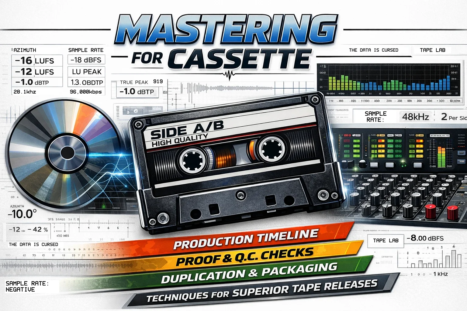 Mixing &amp; Mastering on Cassette Release Playbook for 2026
