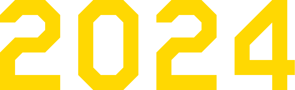 "2024" in bold yellow font on a black background.