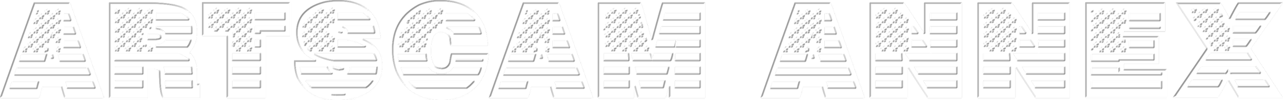 The words "ARTSCAM ANNEX" in a striped and star pattern style.