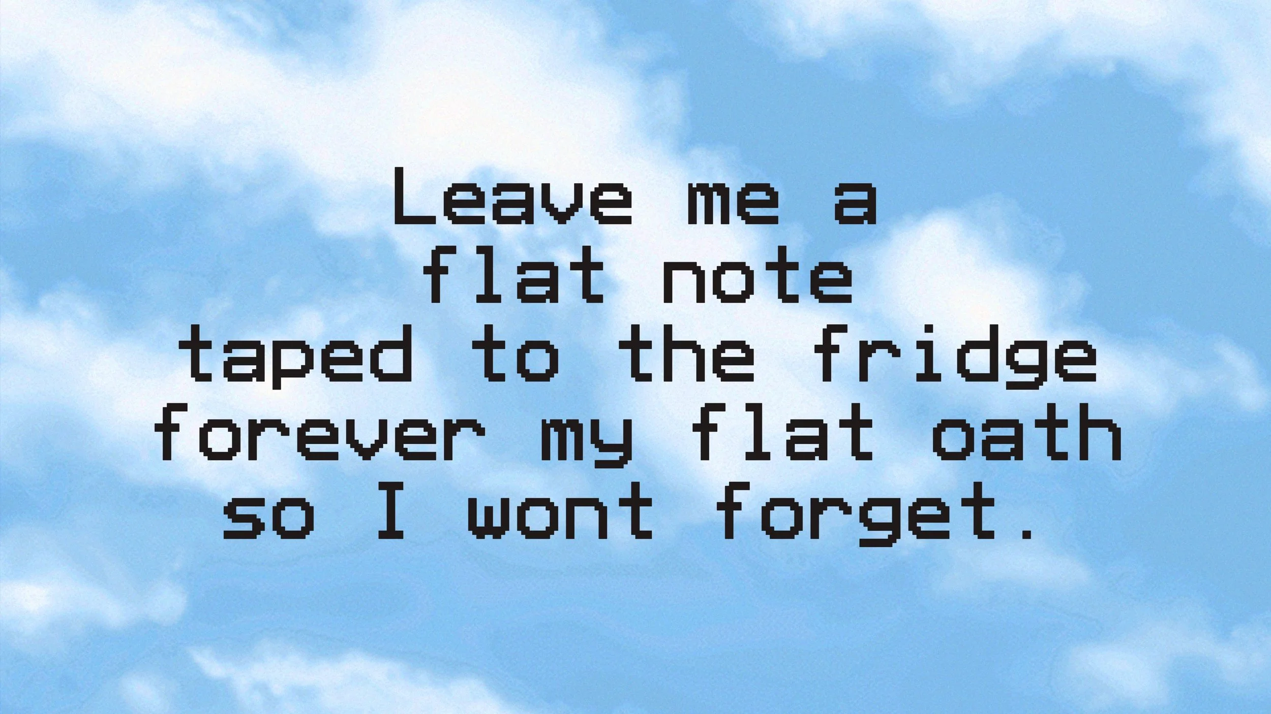 FLAT LIKE THE EARTH FLAT LIKE MY HEAD