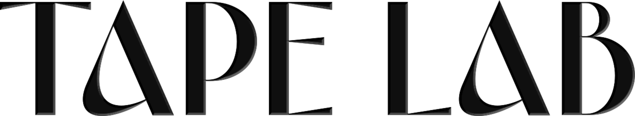 "TAPE LAB" logo in stylized black font.