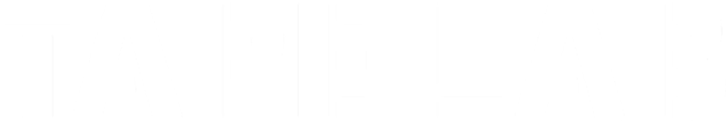 "TAPE LAB" stylized white text on black background