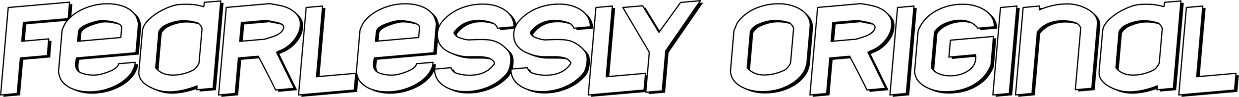 "Fearlessly Original" text in bold, white letters on a black background.