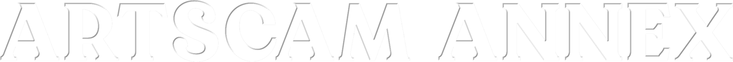 Text reading "ARTSCAM ANNEX" in bold, white letters with a shadow effect.
