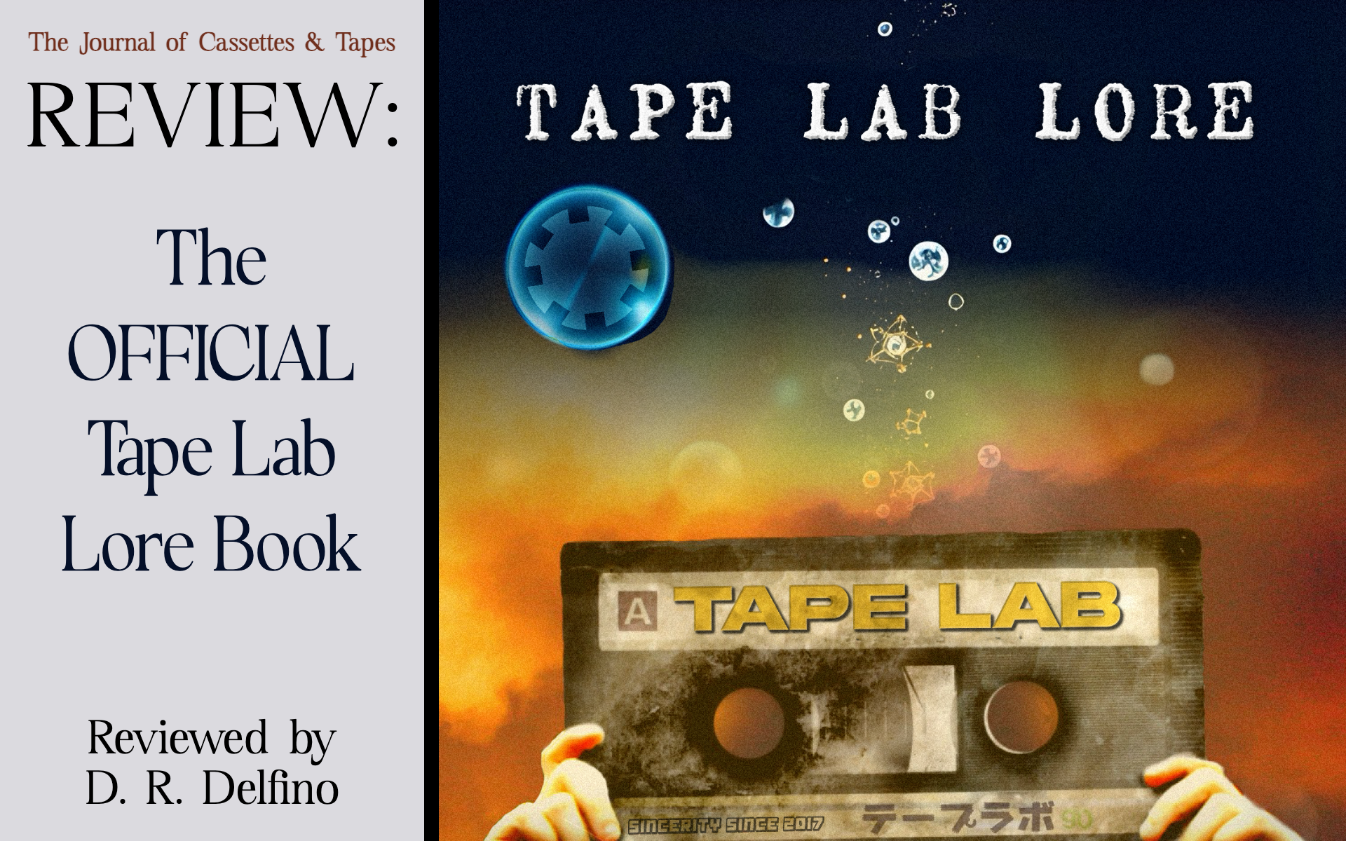 Review: The OFFICIAL Tape Lab Lore Book