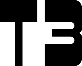 The Beatles logo in bold black letters