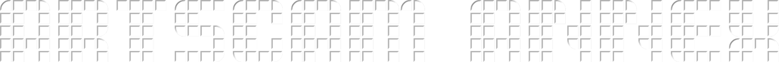 Tile-style text spelling "ARTSCAM ARNEK" in a pixelated font.