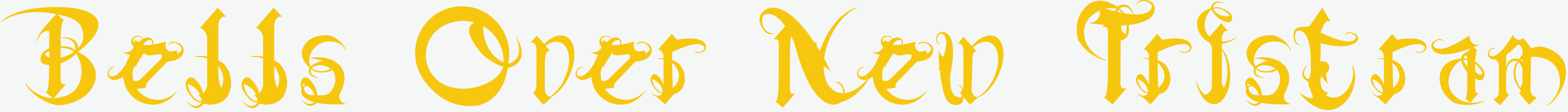 Decorative yellow text reading "Balls Over New Tristram"