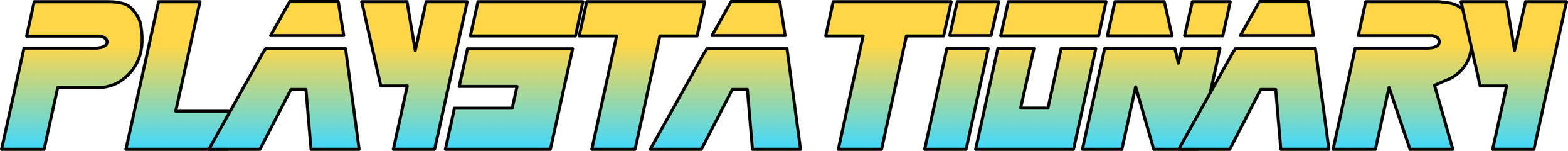 "PLAYSTATIONARY" text in a gradient color from yellow to blue on a black background.